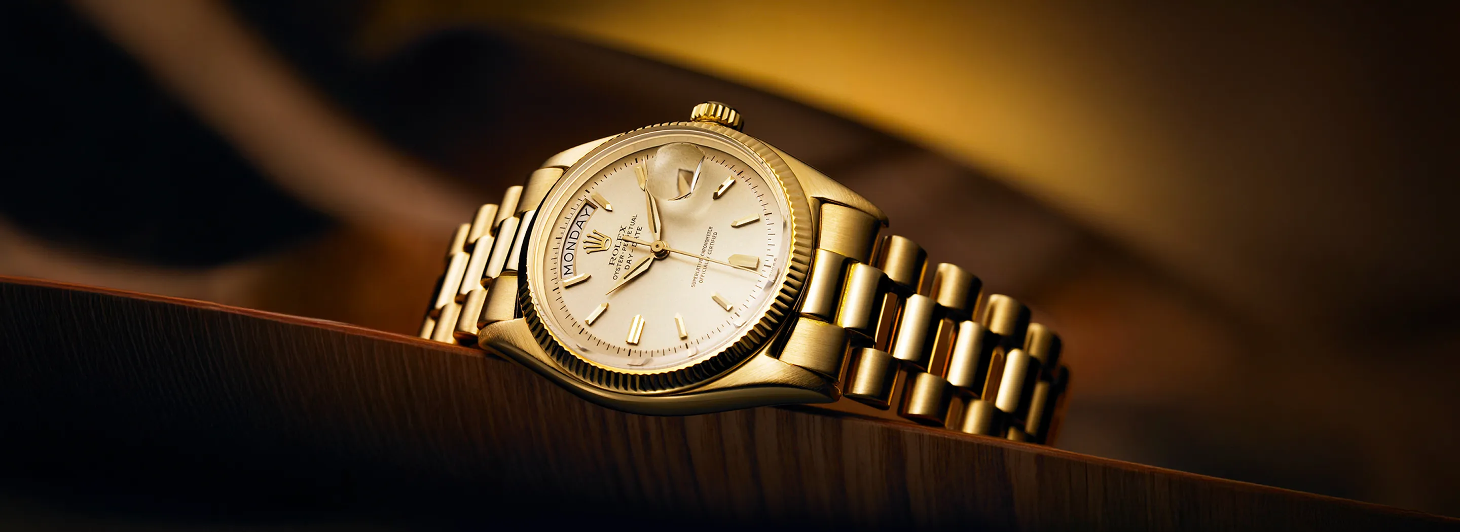 Rolex Certified Pre-Owned Day Date collection banner