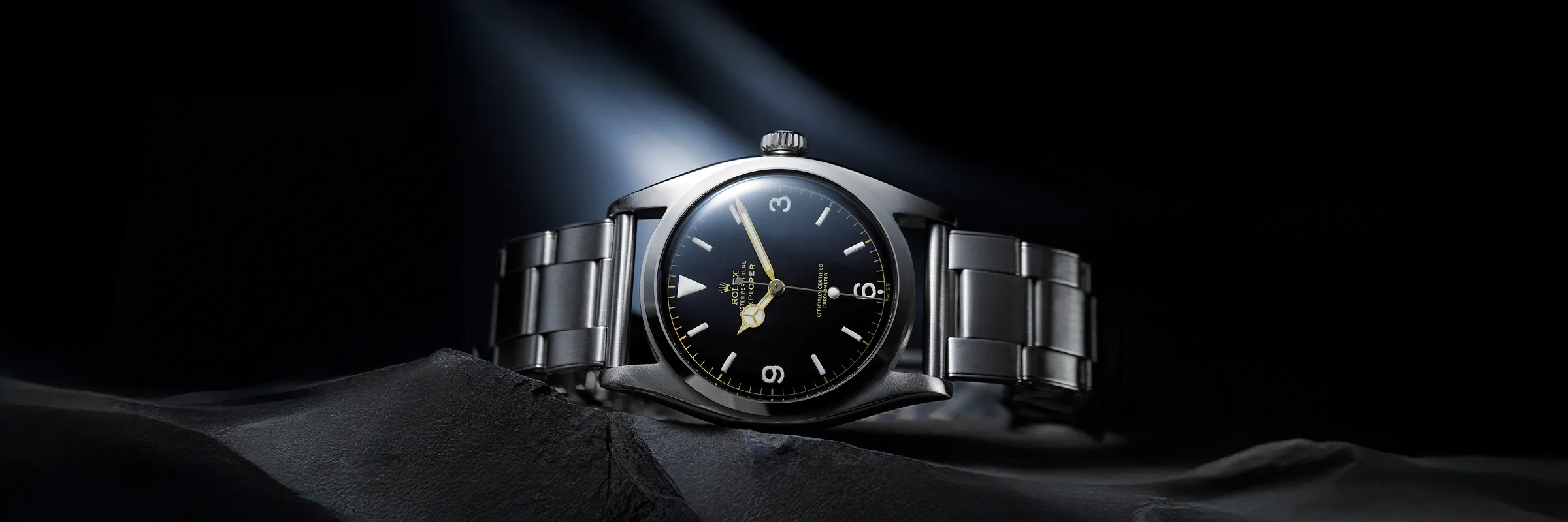Rolex Certified Pre-Owned Explorer collection banner