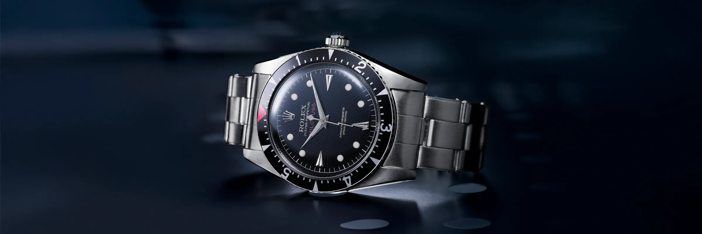 Rolex Certified Pre-Owned Milgauss collection banner