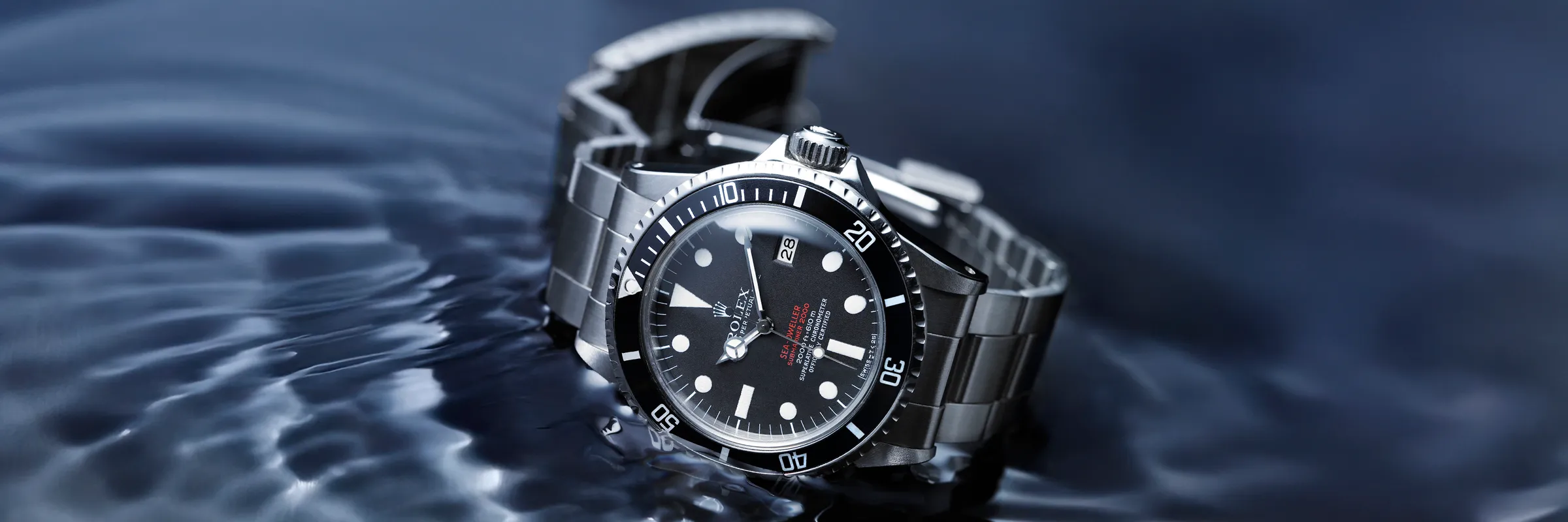 Rolex Certified Pre-Owned Sea Dweller collection banner