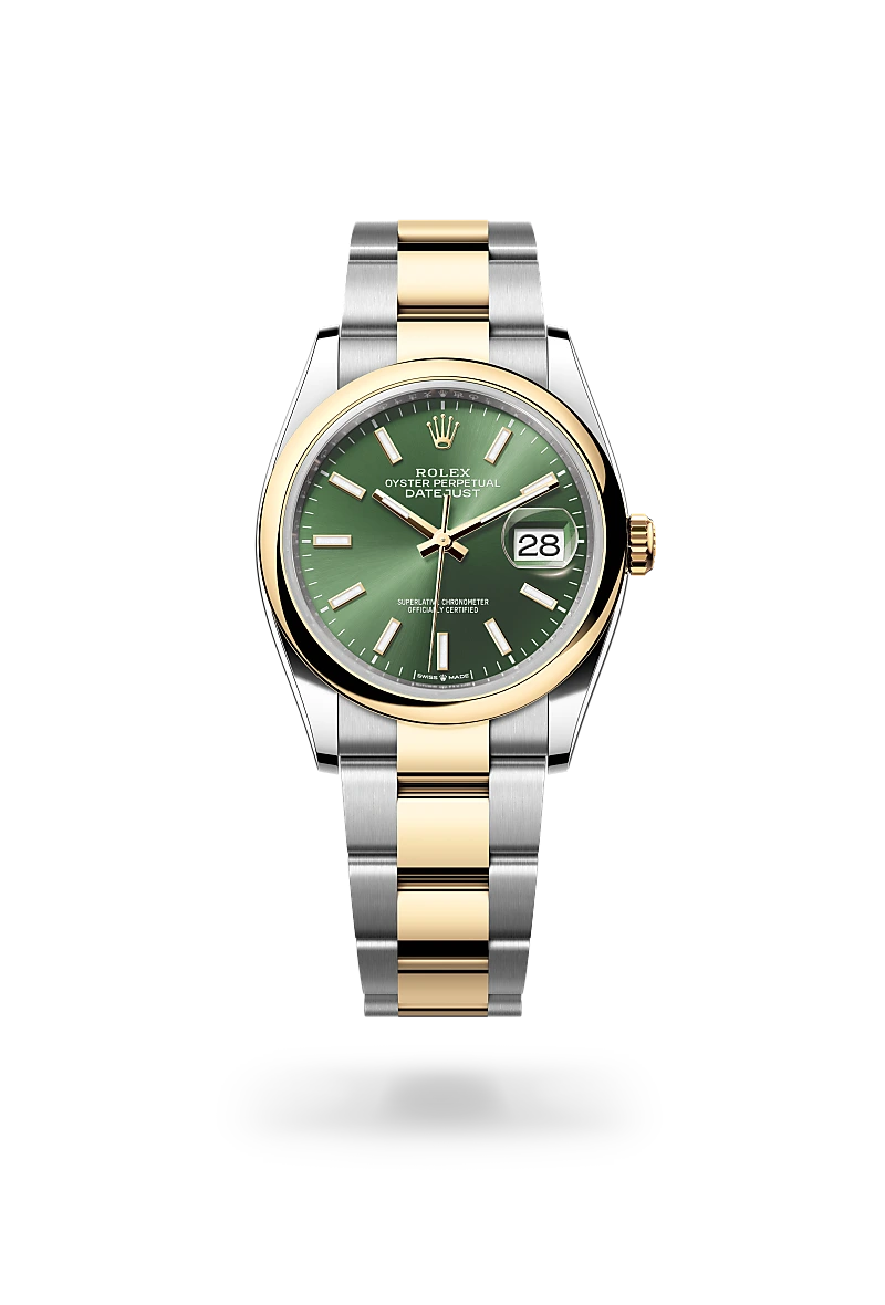 Rolex Datejust 36 in Yellow Rolesor - combination of Oystersteel and yellow gold, M126203-0058 - Precision Watch